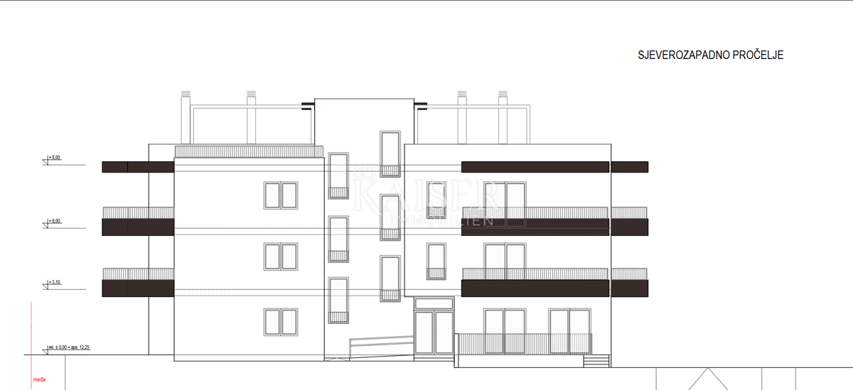 Sukošan S4 72,43 m2 2 spalnici 2. nadstropje