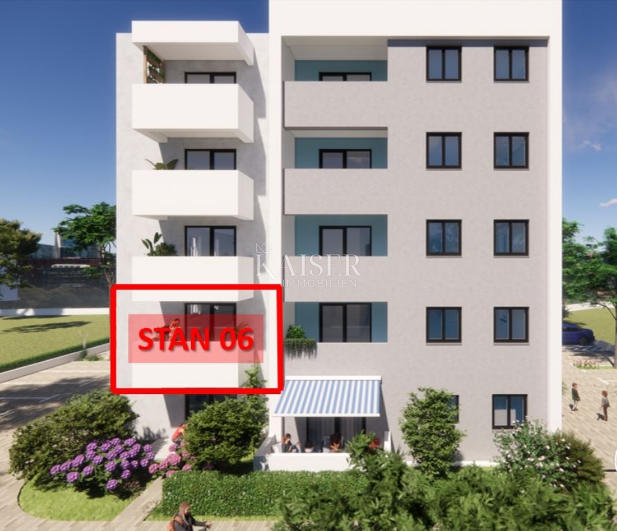 Istra, Pula - dvosobno stanovanje 54m2 v novogradnji z dvigalom