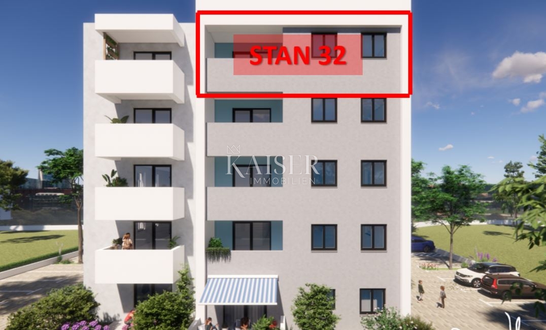 Istra, Pula - dvosobno stanovanje 54m² v moderni novogradnji