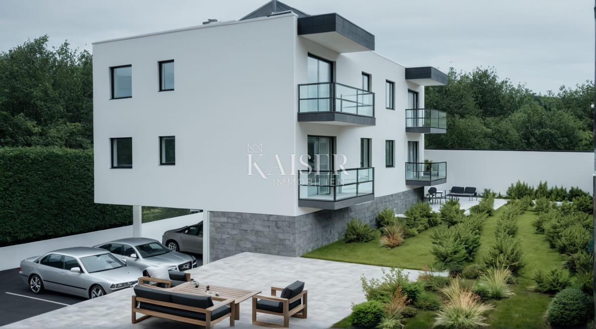 Rijeka, Banderovo - 1 spalnica + dnevna soba 63 m2 v novogradnji