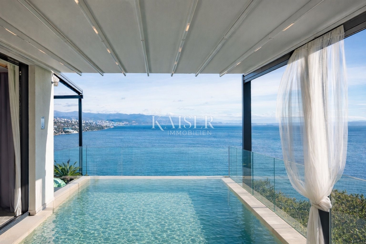 Opatija - Zasebna rezidenca z bazenom in panoramskim pogledom na morje