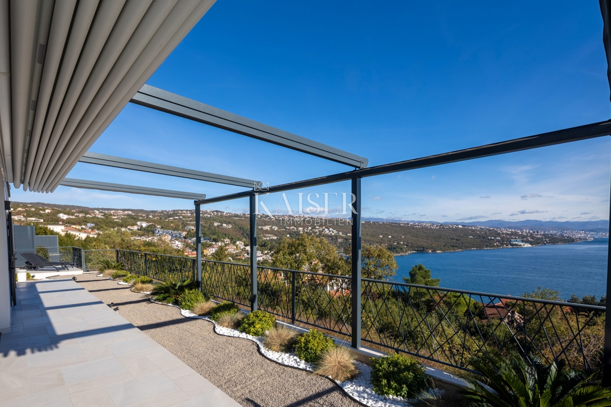 Opatija - Zasebna rezidenca z bazenom in panoramskim pogledom na morje