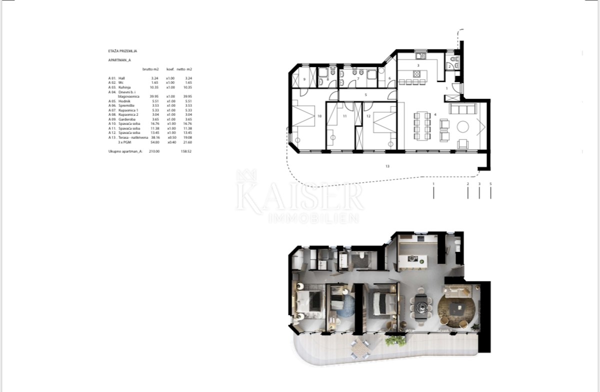 Stanovanje Opatija - Centar, Opatija, 158m2