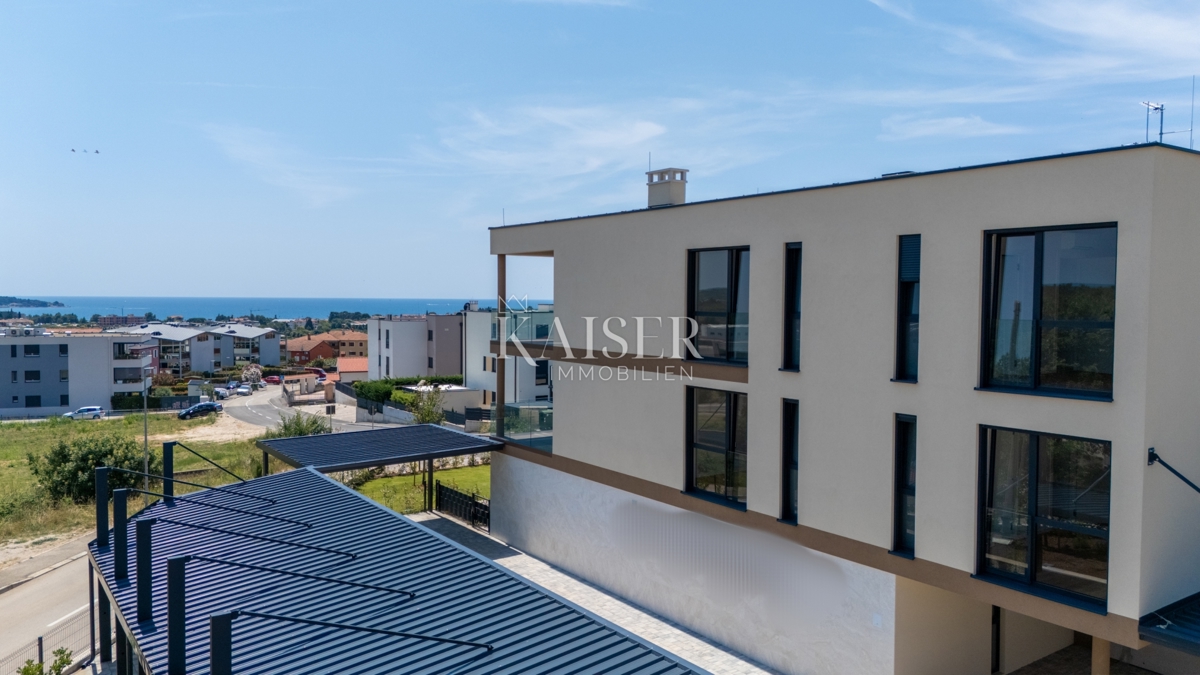 Istra, Novigrad - moderno stanovanje s pogledom na morje