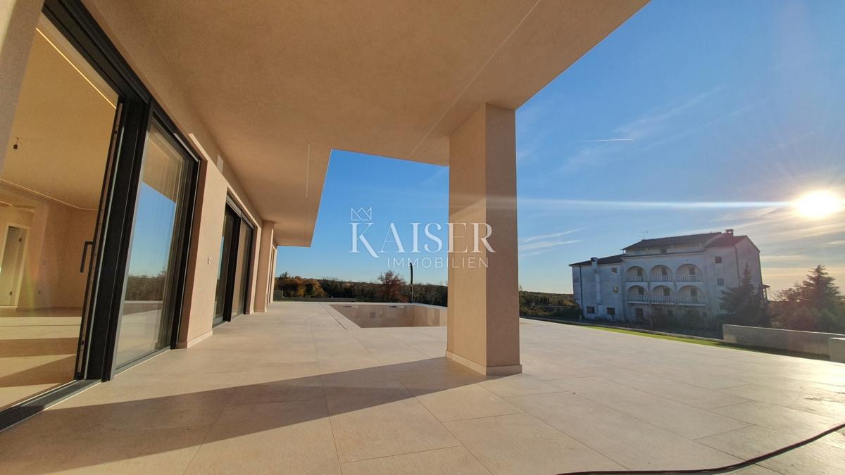 Istra - Poreč, luksuzna vila s savno in bazenom, pogled na morje