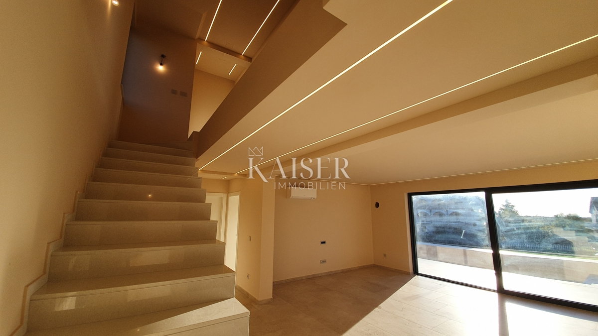 Istra - Poreč, luksuzna vila s savno in bazenom, pogled na morje