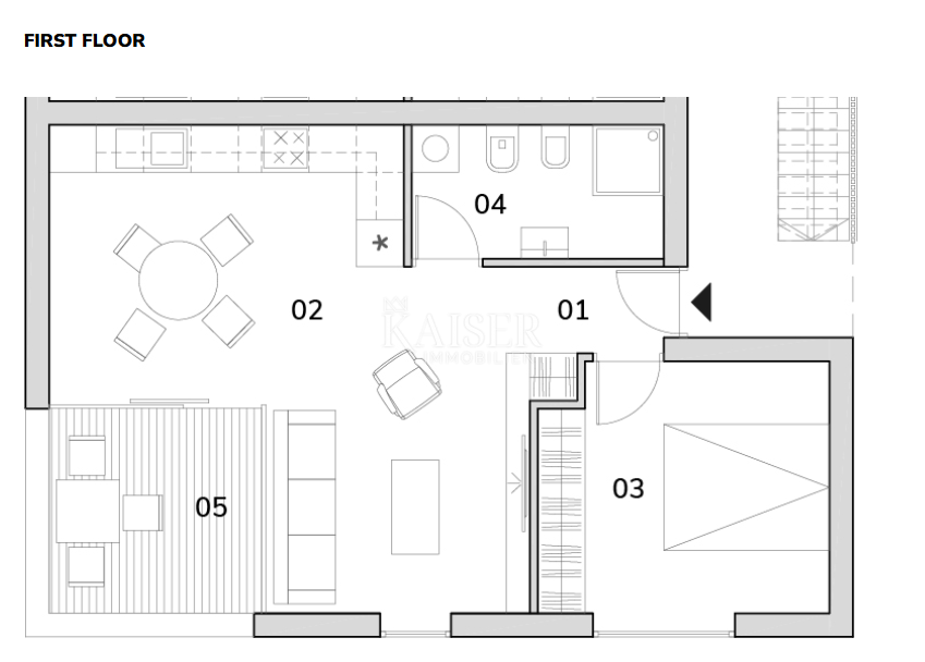 Stanovanje Novigrad, 108,20m2