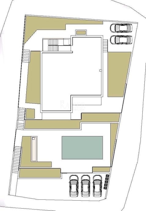  Zazidljivo zemljišče Marina, 731m2