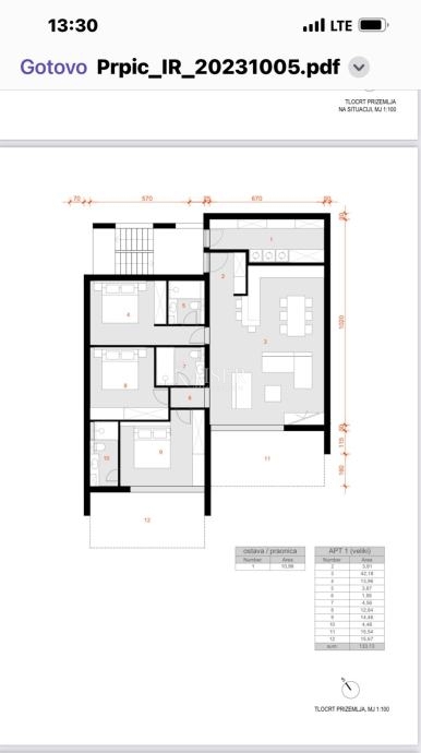  Zazidljivo zemljišče Marina, 731m2
