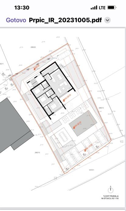  Zazidljivo zemljišče Marina, 731m2