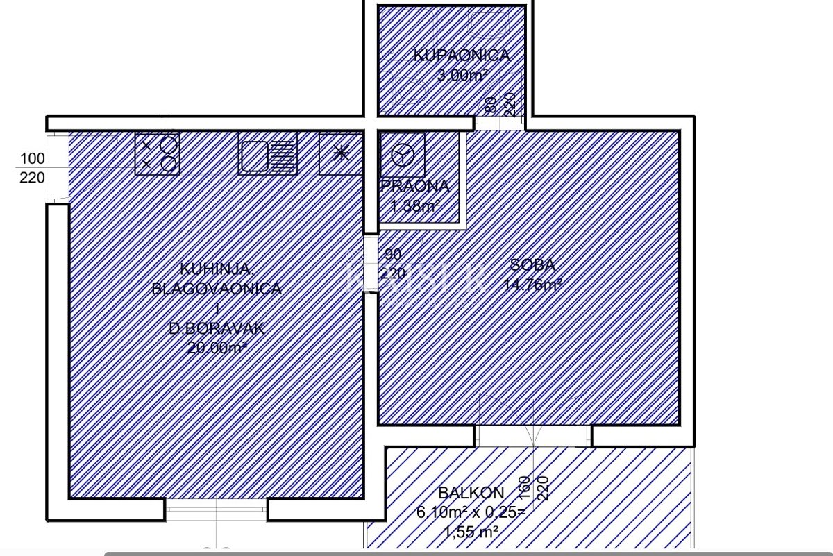 Hiša Pakoštane, 524,72m2