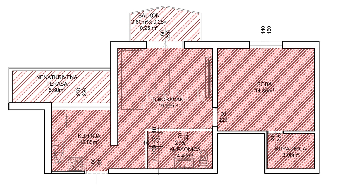 Hiša Pakoštane, 524,72m2