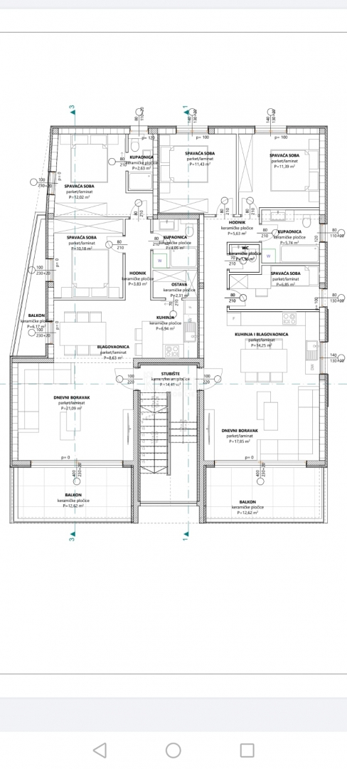 Stanovanje Brodarica, Šibenik - Okolica, 77,99m2