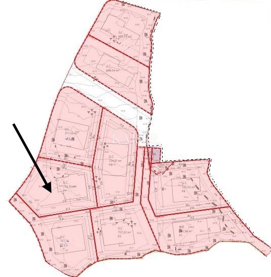 Otok Krk, Krk, gradbeno zemljišče z razgledom