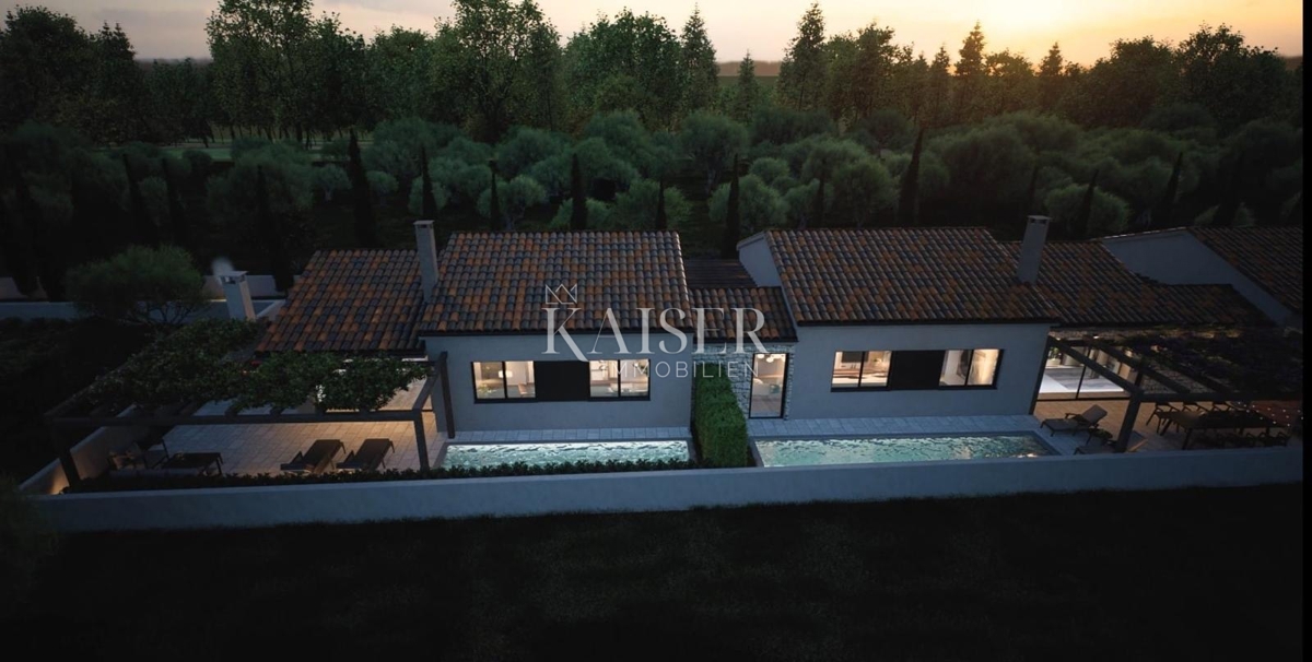 Istra - Poreč, enonadstropna hiša z bazenom in tremi spalnicami