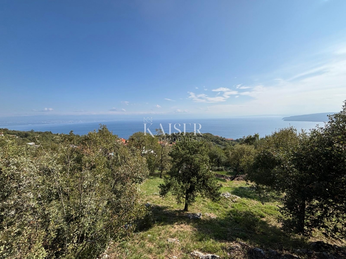  Zazidljivo zemljišče Sveta Jelena, Mošćenička Draga, 934m2