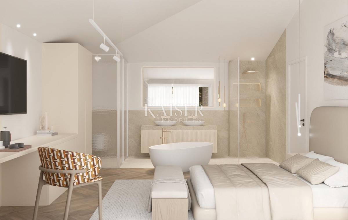 Istra - Višnjan, moderna enonadstropna hiša z bazenom