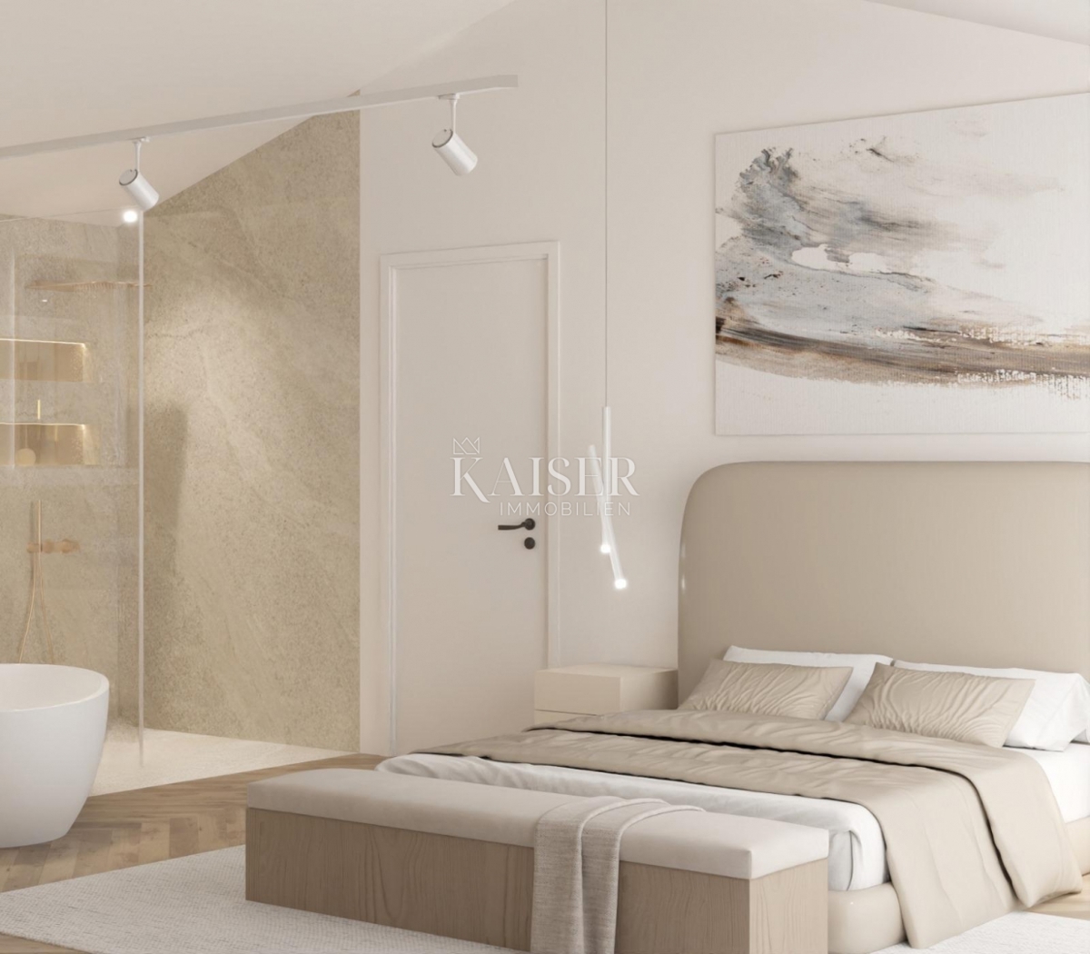 Istra - Višnjan, moderna enonadstropna hiša z bazenom