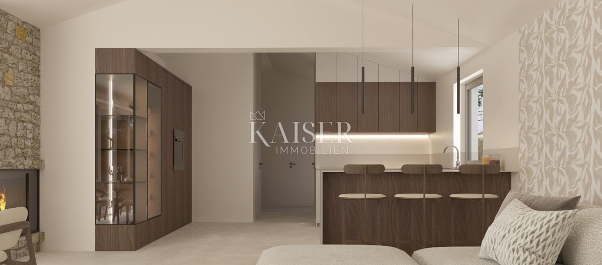 Istra - Višnjan, moderna enonadstropna hiša z bazenom