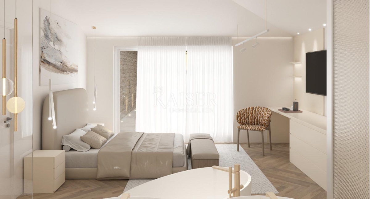 Istra - Višnjan, moderna enonadstropna hiša z bazenom