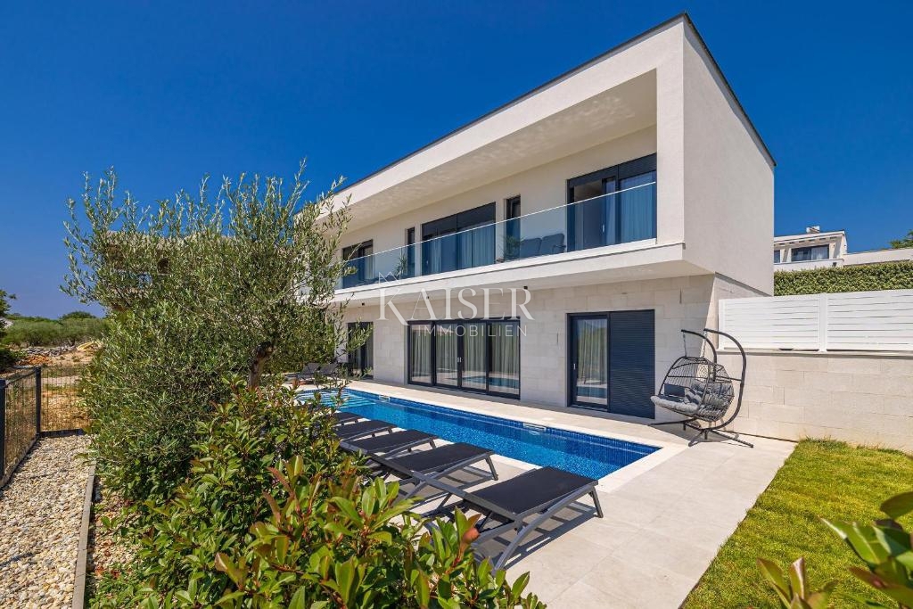 Krk, okolica - luksuzna vila s pogledom na morje