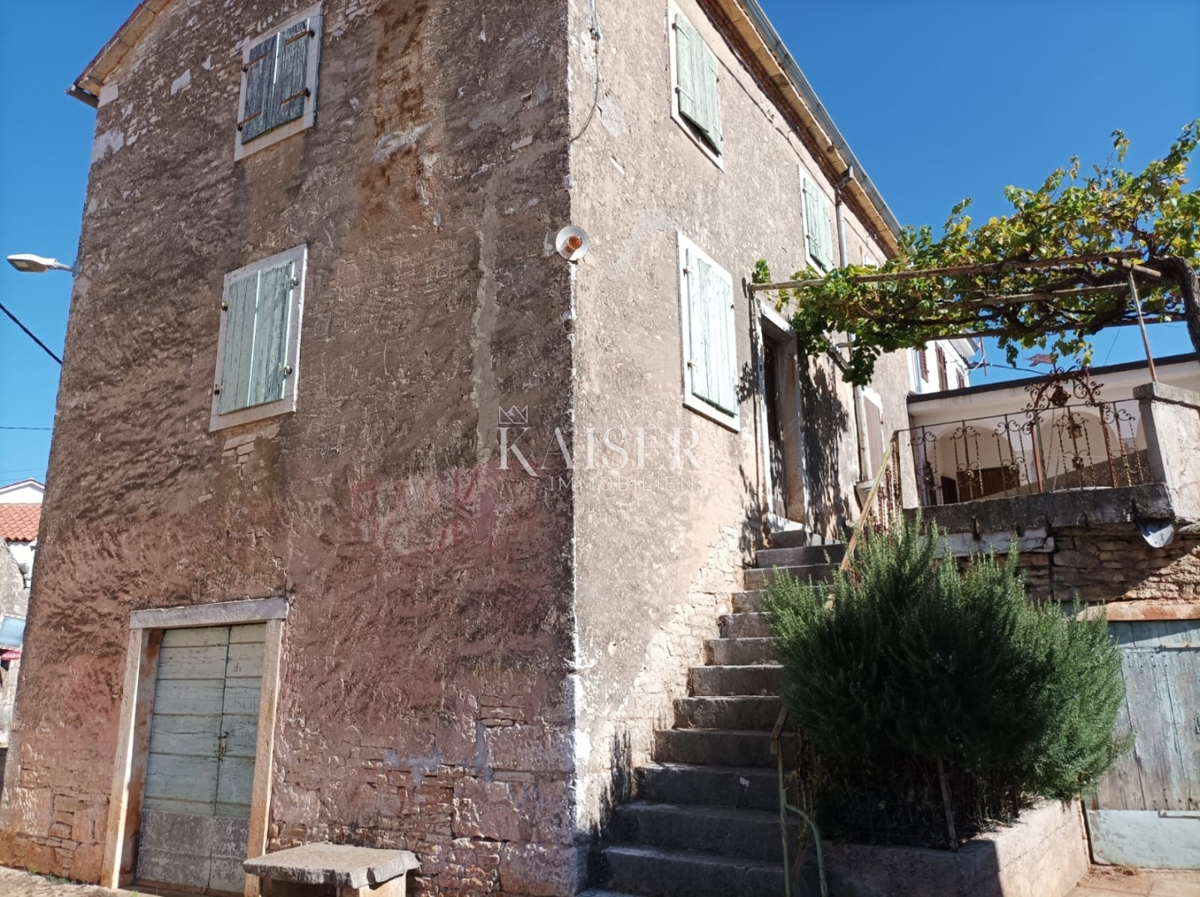 Istra - Višnjan, dve starinski hiši z vrtom