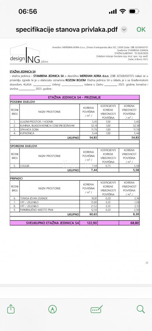 Zadar – Privlaka | Prva vrsta do morja – moderno stanovanje z zasebnim vrtom