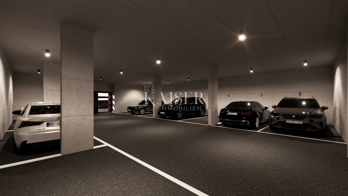 Opatija-Ičići, ekskluzivno trosobno stanovanje z zasebnim vrtom in panoramskim pogledom na morje