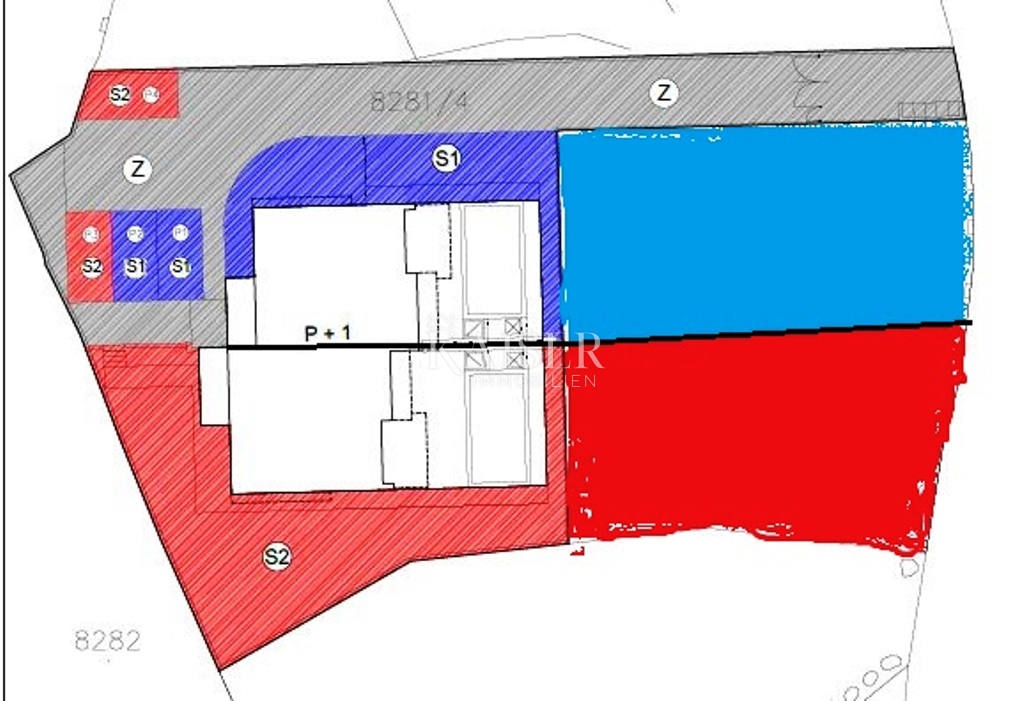Krk, Risika - dva dupleksa, 300 m2, pogled na morje