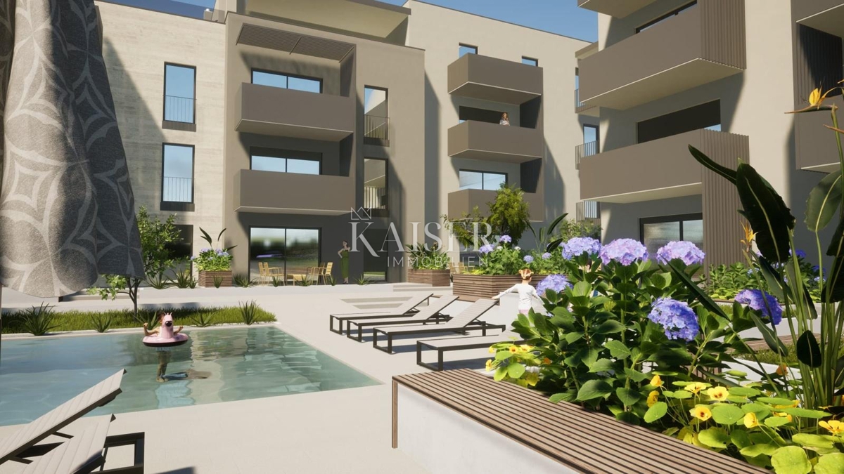 Istra - Poreč, penthouse z bazenom in dvigalom, 3 spalnice