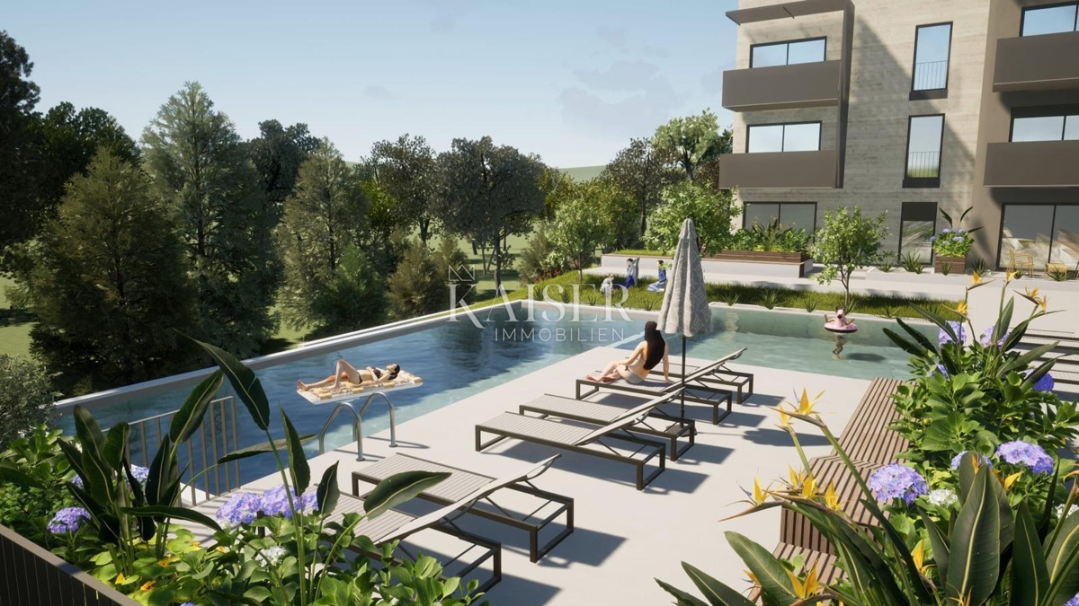 Istra - Poreč, penthouse z bazenom in dvigalom, 3 spalnice