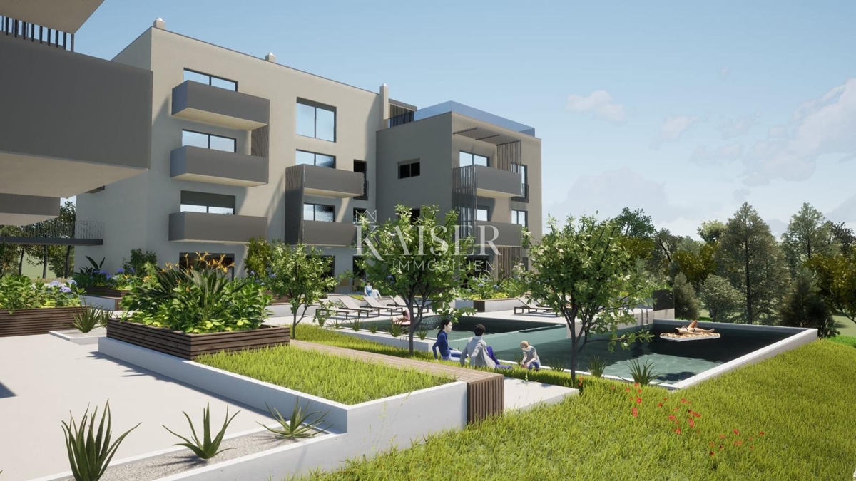 Istra - Poreč, penthouse z bazenom in dvigalom, 3 spalnice