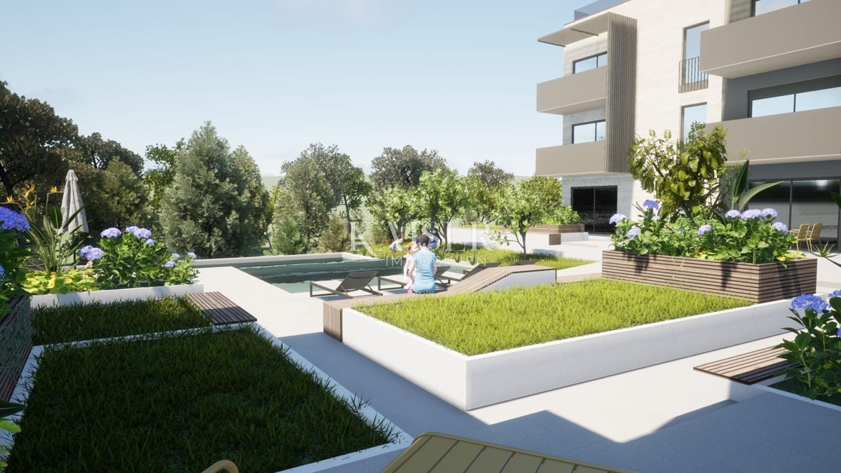 Istra - Poreč, penthouse z bazenom in dvigalom, 3 spalnice