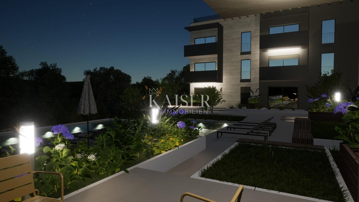 Istra - Poreč, penthouse z bazenom in dvigalom, 3 spalnice