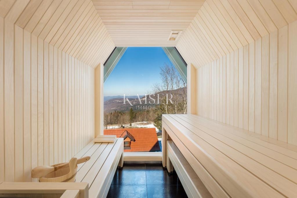 Ravna Gora, Kupjak - luksuzna lesena vila z bazenom in wellnessom