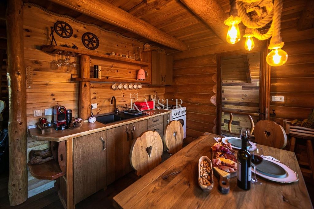 Ravna Gora, Kupjak - luksuzna lesena vila z bazenom in wellnessom