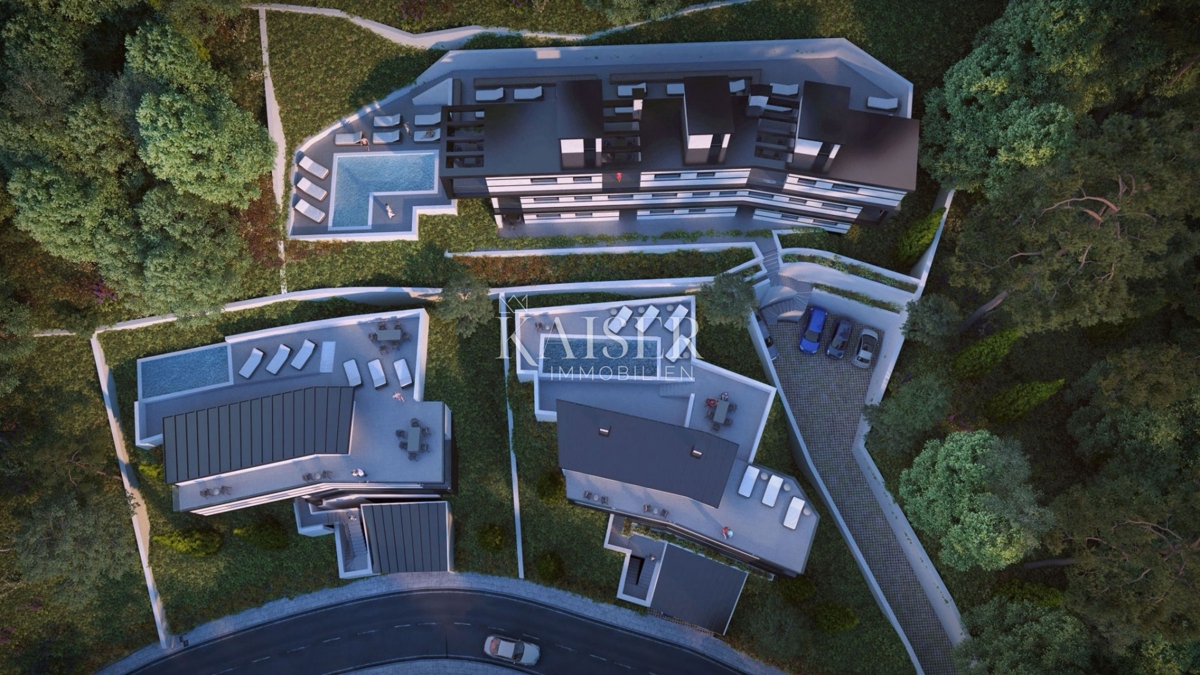 Opatijska riviera - privlačno zemljišče z dovoljenjem za stanovanjski projekt