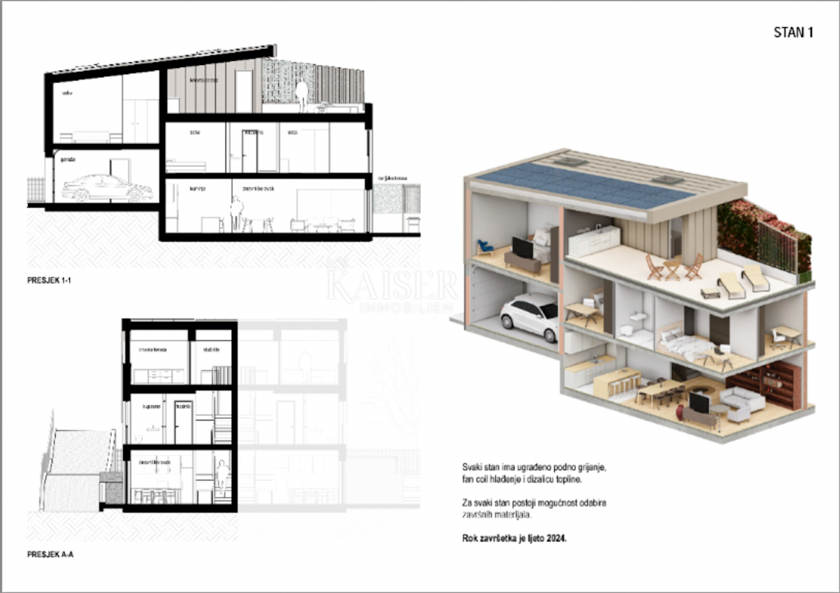 Rijeka, Kostrena - luksuzno stanovanje 198m2