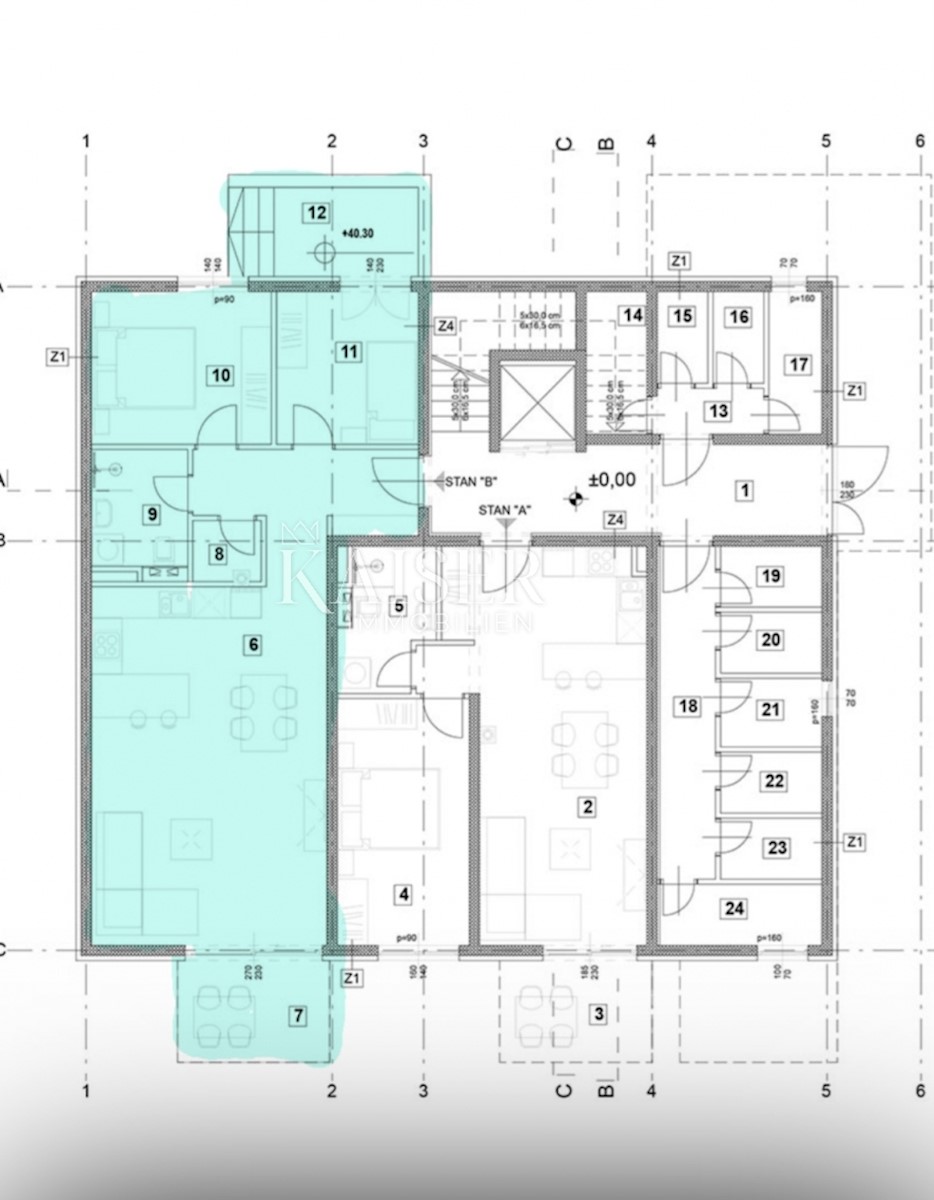 Stanovanje Vabriga, Tar-Vabriga, 70,42m2