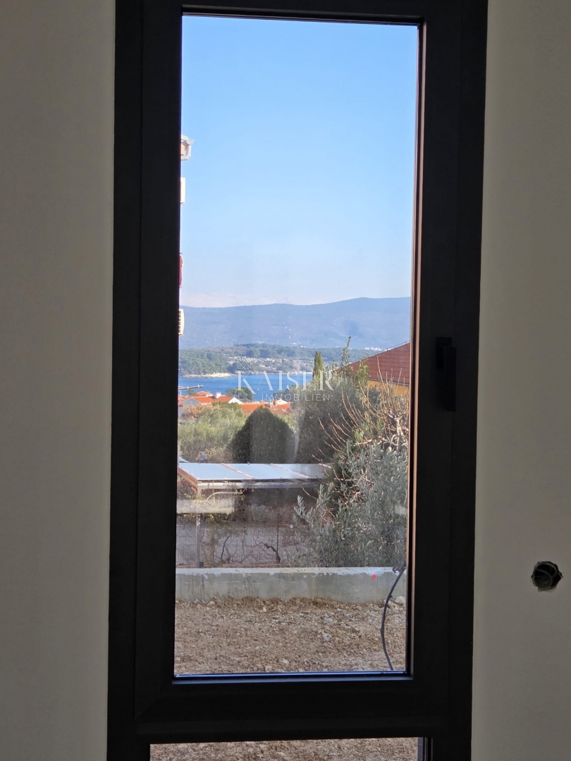 Otok Krk, Krk, penthouse v izgradnji, 3 ss, 130 m2