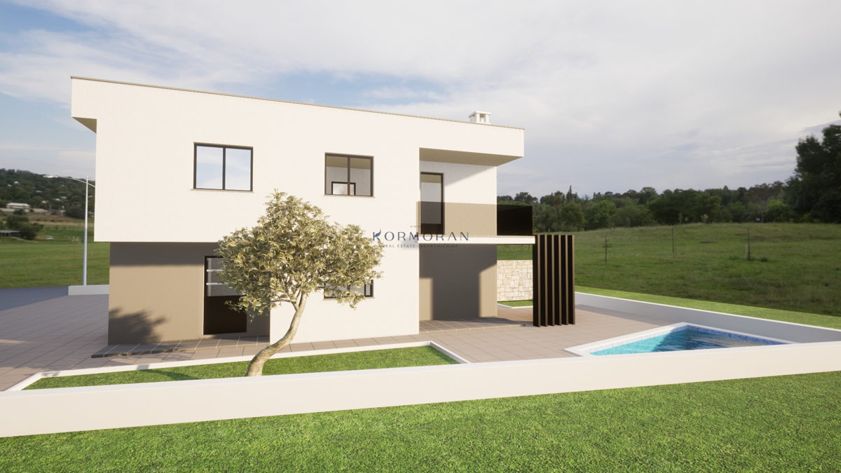 Vila z bazenom - severna stran