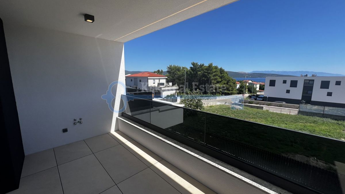 KRK - APARTMA Z POGLEDOM NA MORJE, NOVOGRADNJA