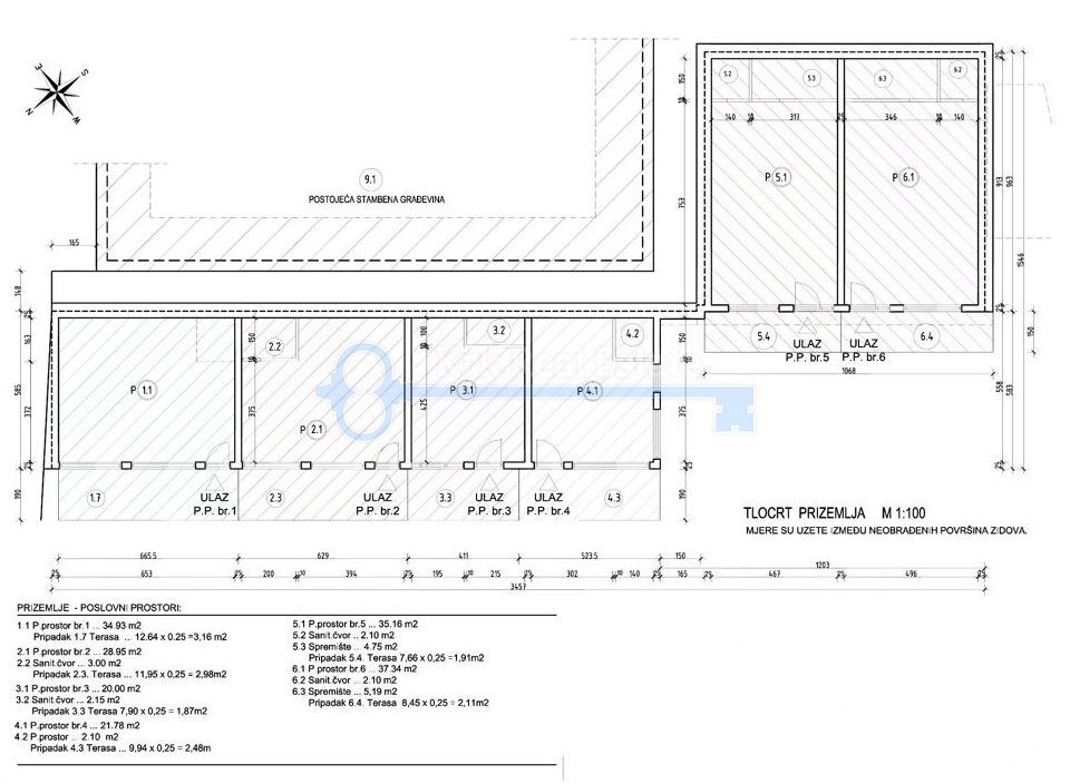 Poslovni prostor Fužine, 1.473,39m2