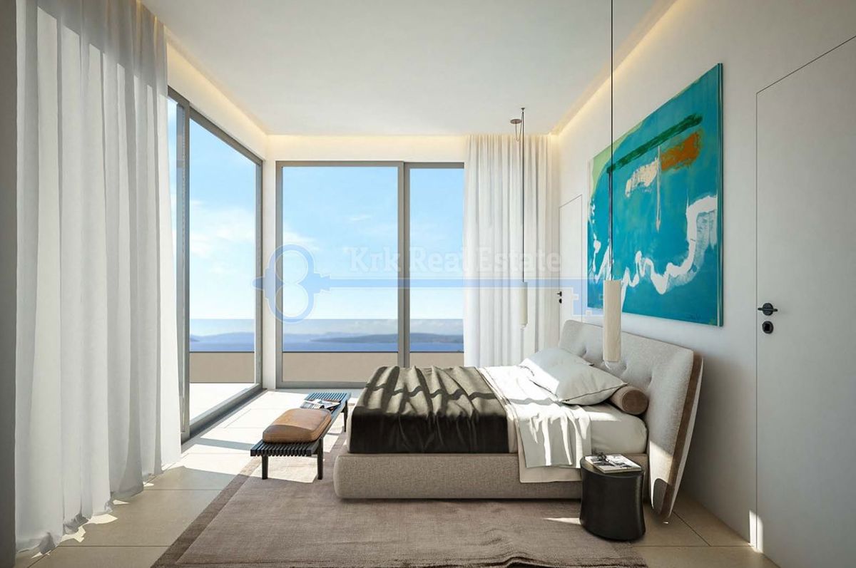 OTOK KRK - PUNAT - LUKSUZNA VILA S POGLEDOM NA MORJE