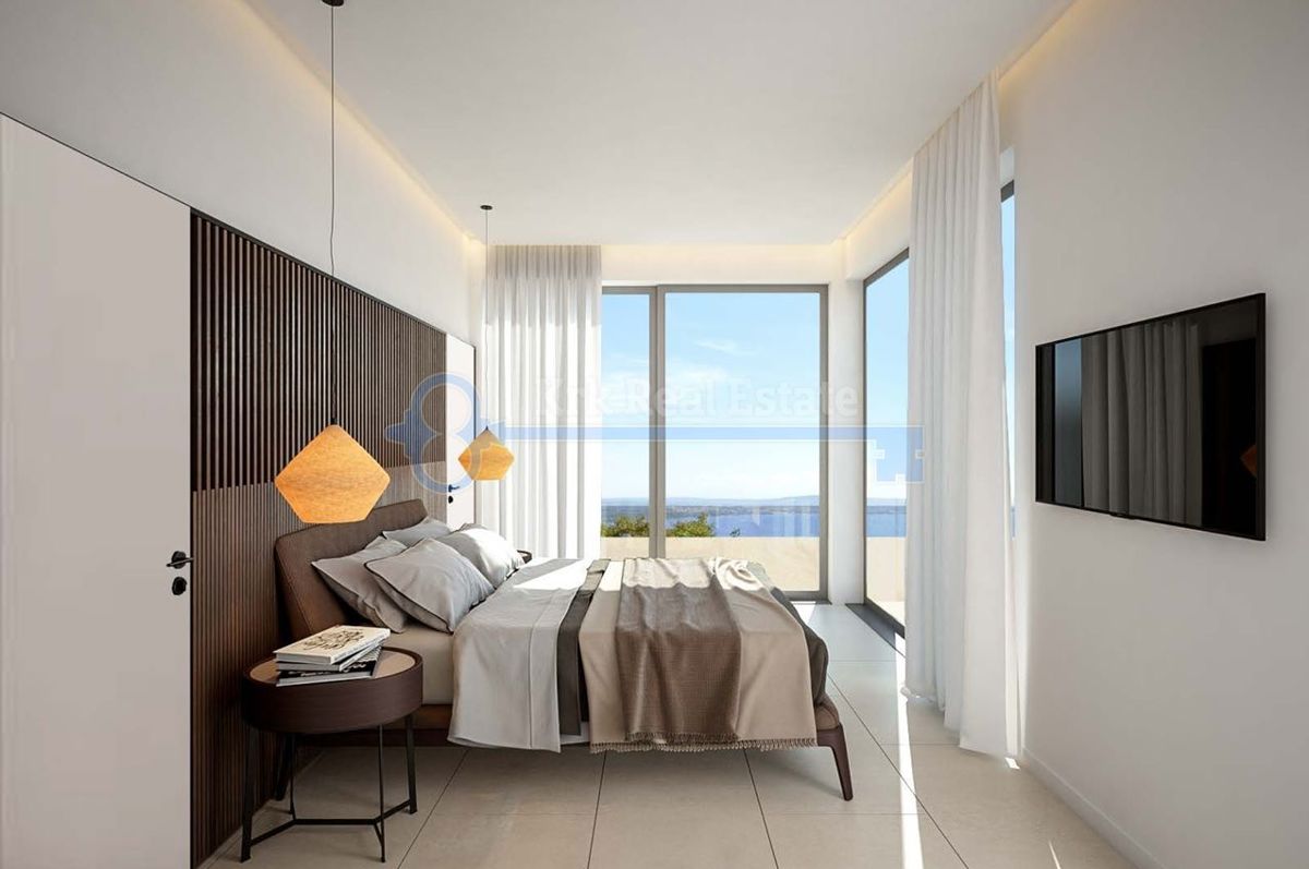 OTOK KRK - PUNAT - LUKSUZNA VILA S POGLEDOM NA MORJE