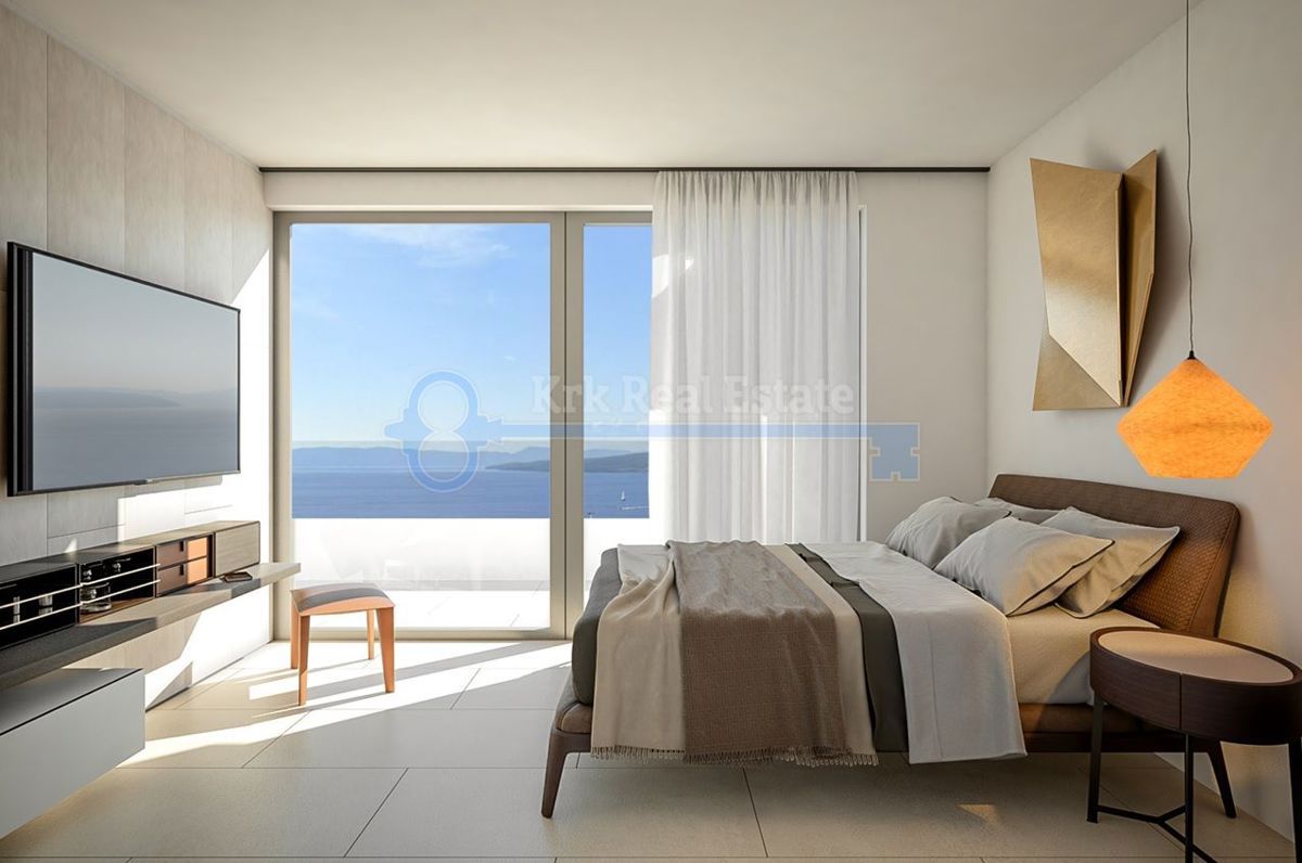 OTOK KRK - PUNAT - LUKSUZNA VILA S POGLEDOM NA MORJE