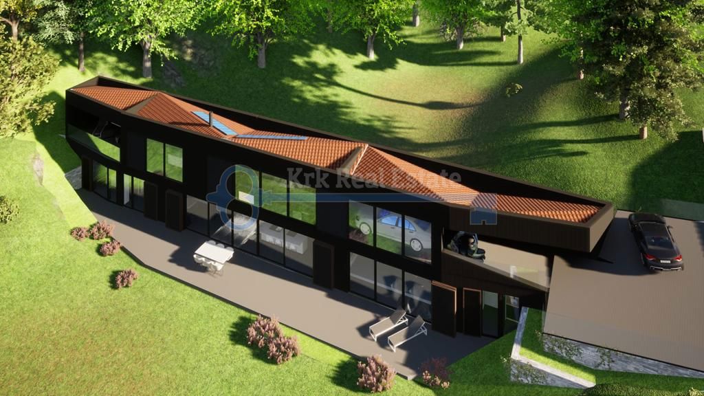 VRBNIK-ZAZIDLJIVO ZEMLJIŠČE S PROJEKTOM ZA LUKSUZNO VILO