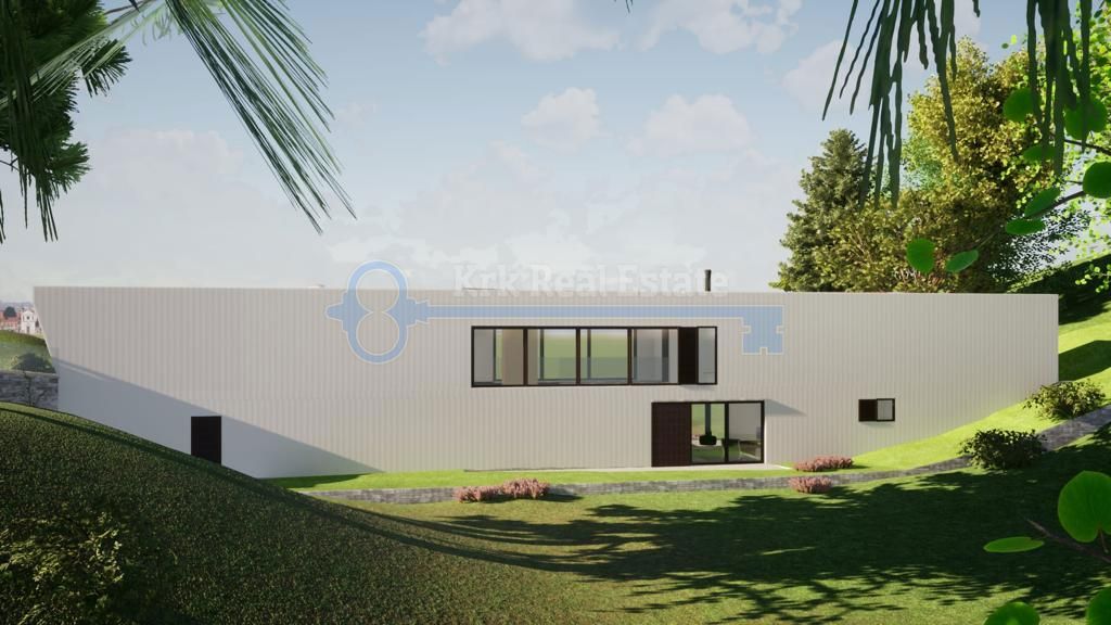 VRBNIK-ZAZIDLJIVO ZEMLJIŠČE S PROJEKTOM ZA LUKSUZNO VILO