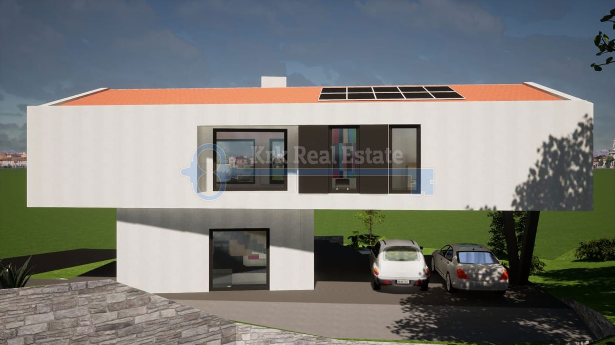 VRBNIK-ZAZIDLJIVO ZEMLJIŠČE S PROJEKTOM ZA LUKSUZNO VILO