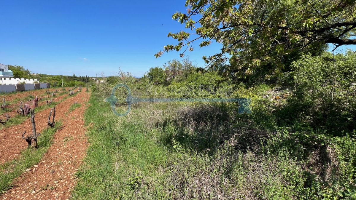 Zemljišče Vrh, Krk, 1.412m2